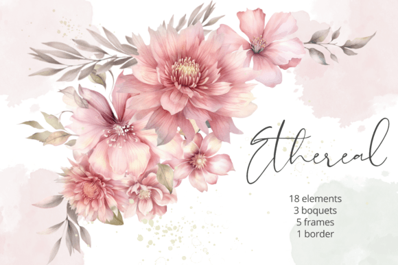 Download Watercolor Pink Flowers PNG Clipart - Pink flowers Collection