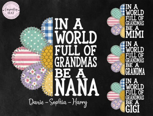 Download Personalized Nana Mimi Gigi Grandma PNG - Nana Collection